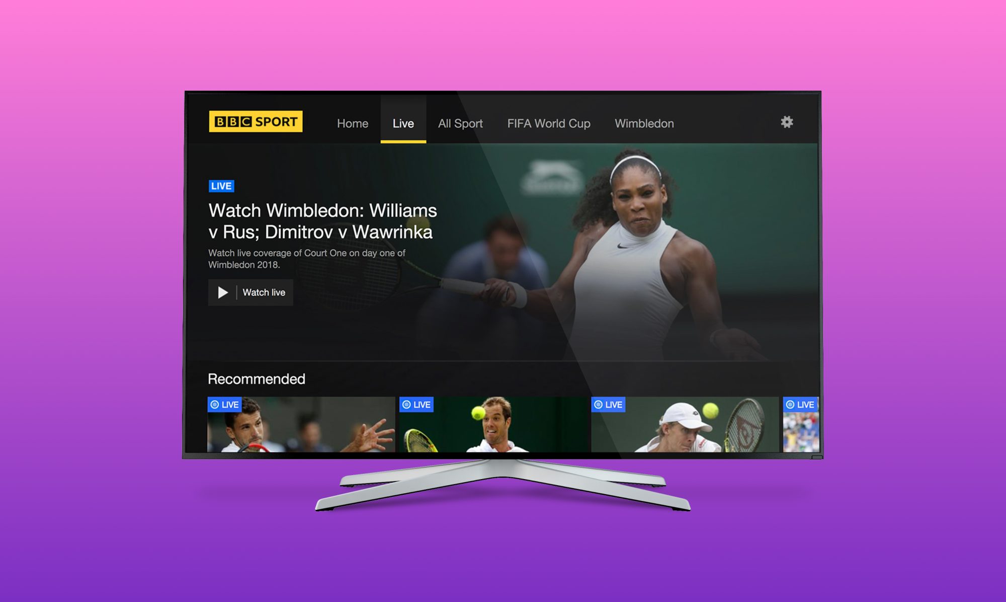 Redesigned sport iptv proposition