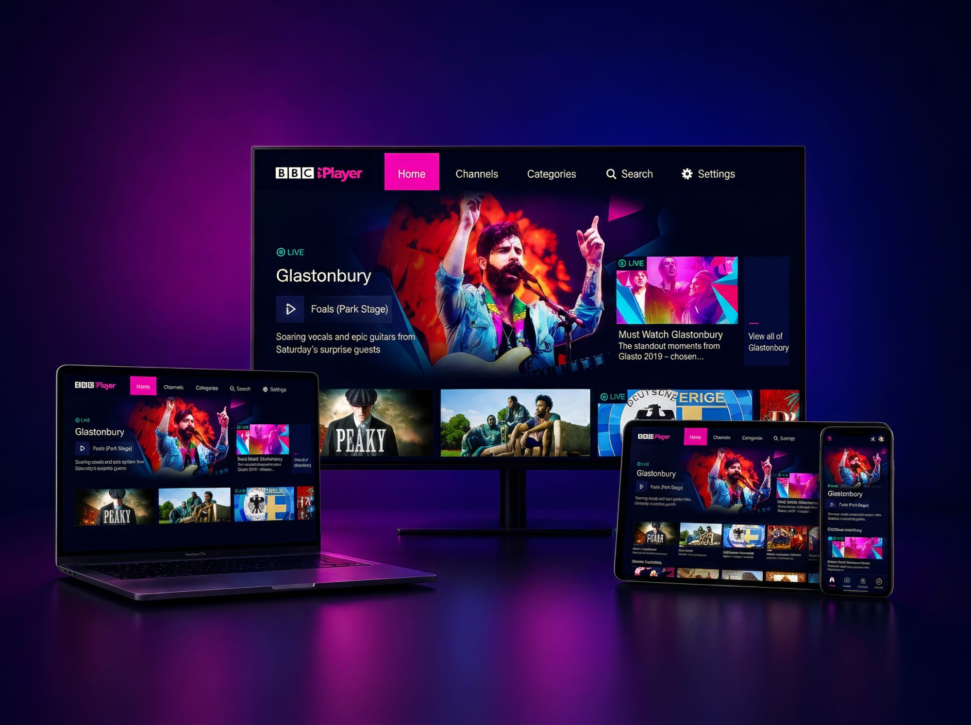 BBC iPlayer live event experience
